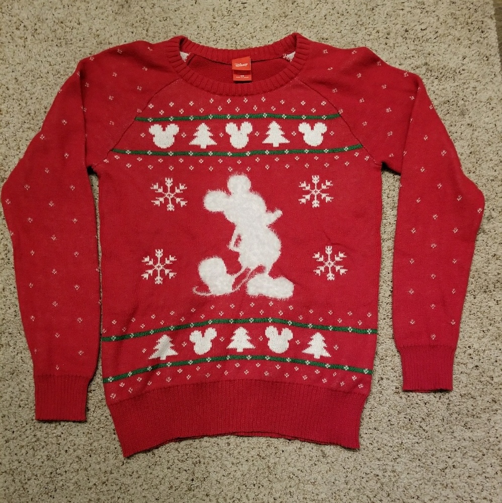*FREE SHIPPING* Mickey Mouse Disney Christmas Sweater